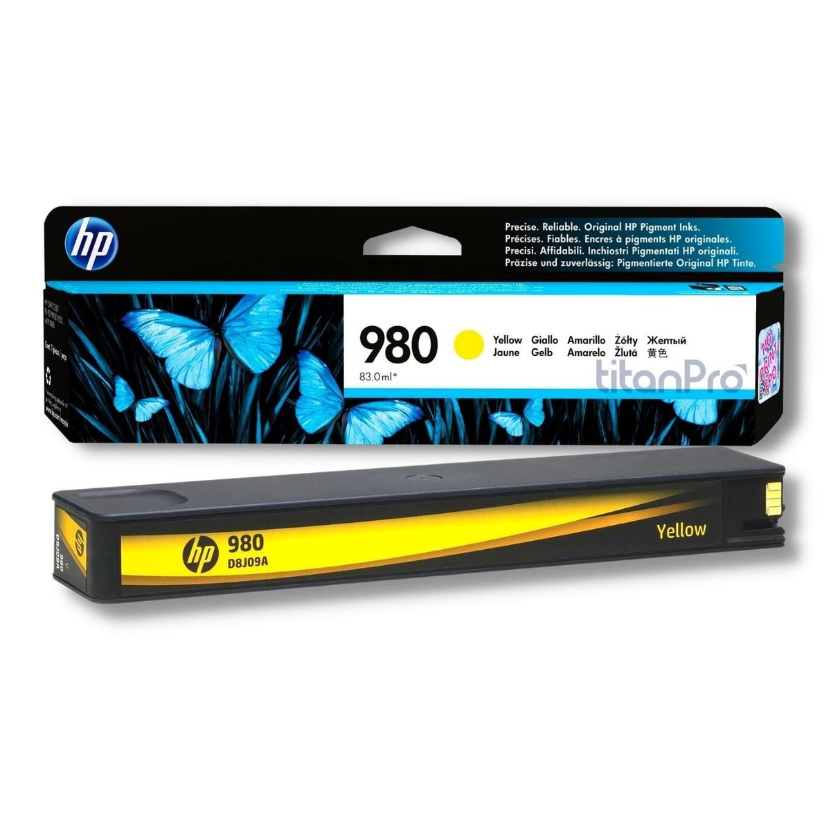 HP - Cartucho de Tinta HP 980 Amarillo D8J09A Original