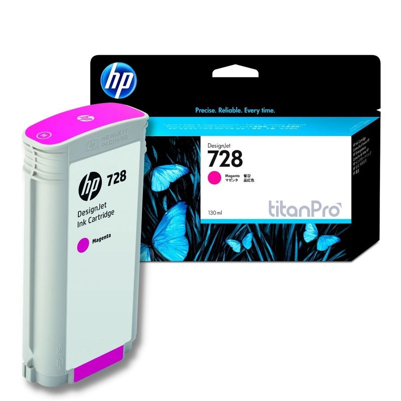 HP - Cartucho de Tinta HP 728 Magenta F9J66A Original