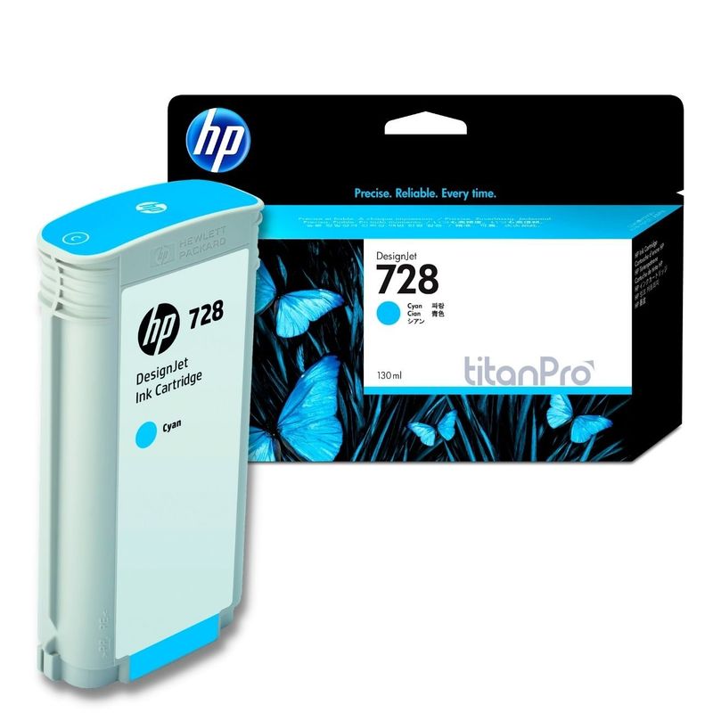 HP - Cartucho de Tinta HP 728 Cyan F9J67A Original