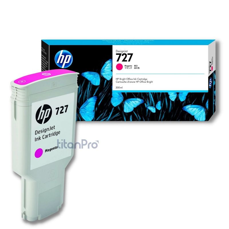 HP - Cartucho de Tinta HP 727 Magenta F9J77A Original