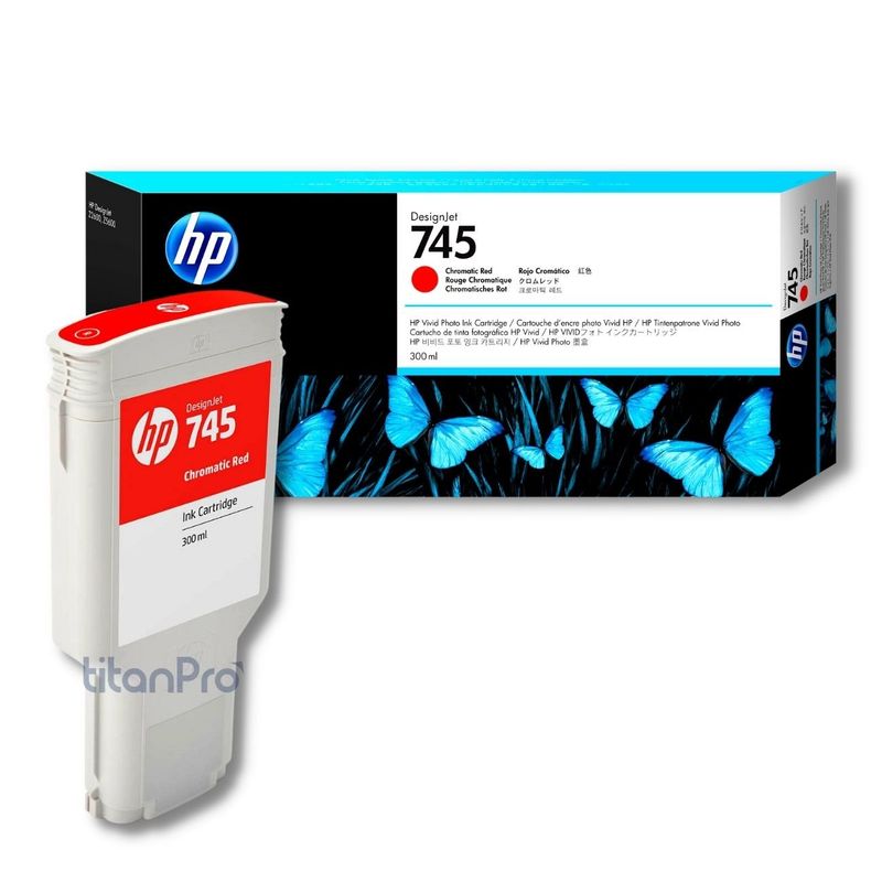 HP - Cartucho de Tinta HP 745 Rojo Cromatico F9K06A Original