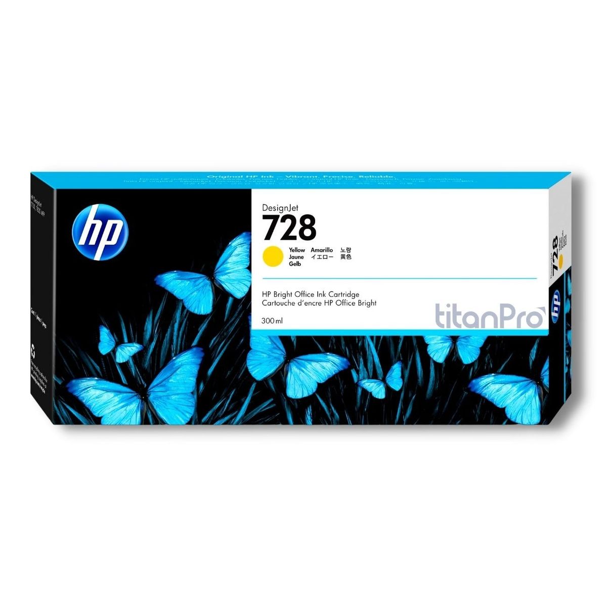HP - Cartucho de Tinta HP 728 Amarillo F9K15A Original