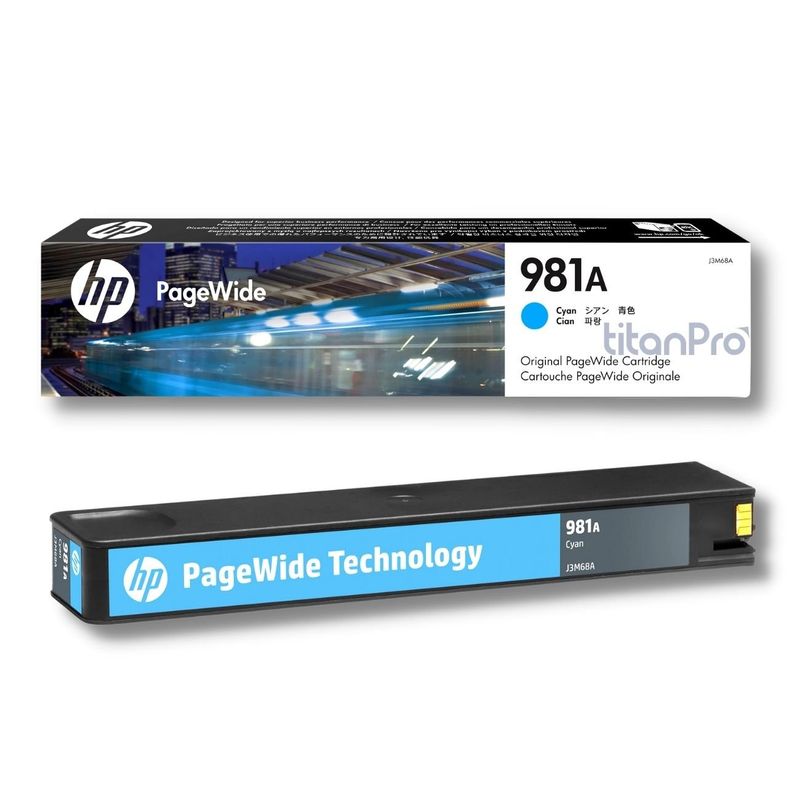 HP - Cartucho de Tinta HP 981A Cyan J3M68A Original