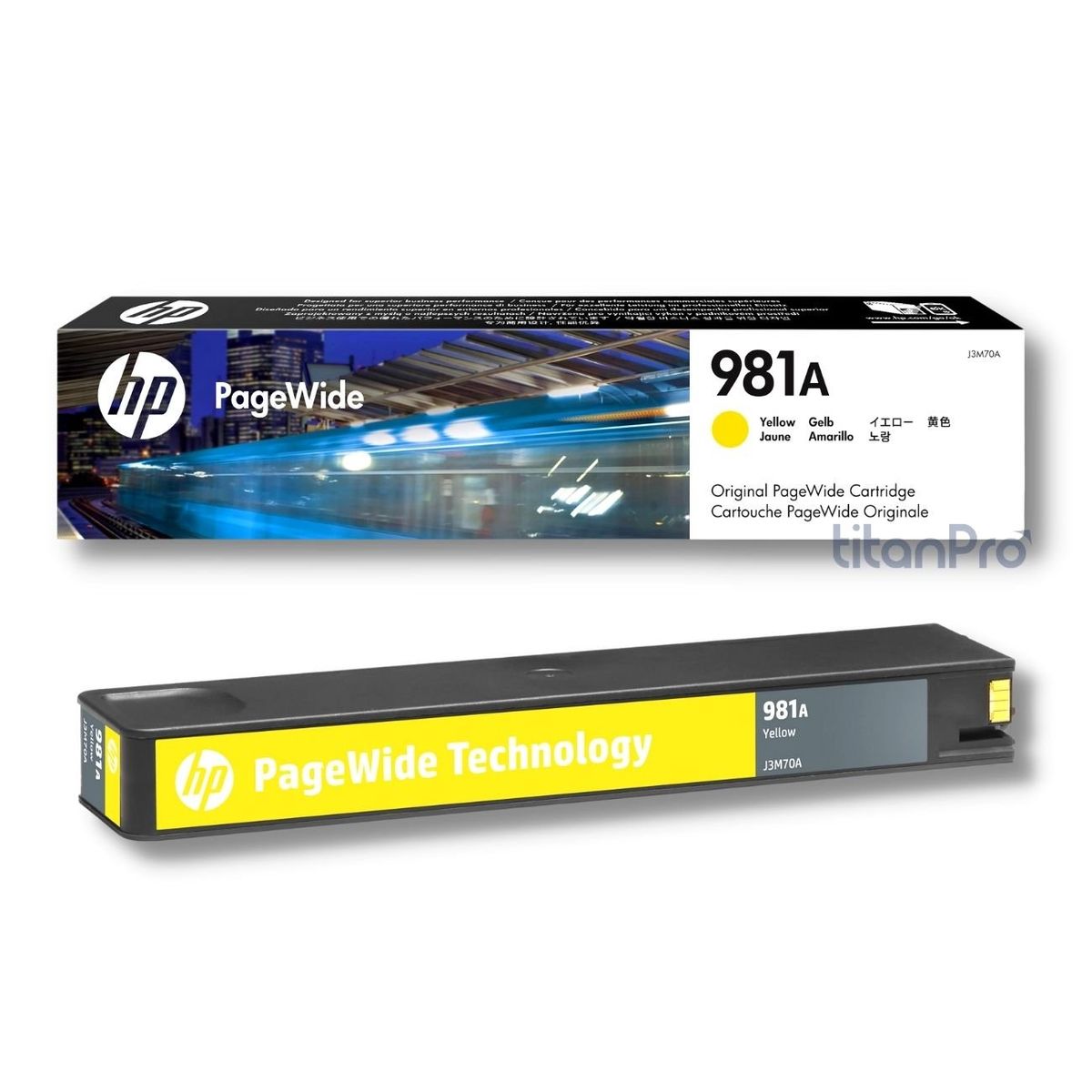 HP - Cartucho de Tinta HP 981A Amarillo J3M70A Original