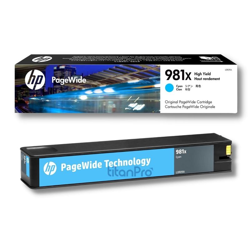 HP - Cartucho de Tinta HP 981X Cyan L0R09A Original