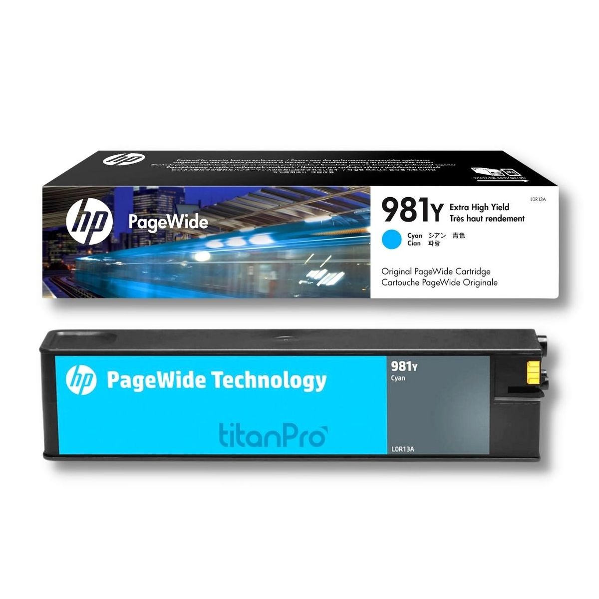 HP - Cartucho de Tinta HP 981Y Cyan L0R13A Original