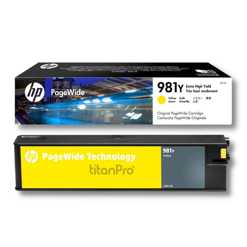 HP - Cartucho de Tinta HP 981Y Amarillo L0R15A Original