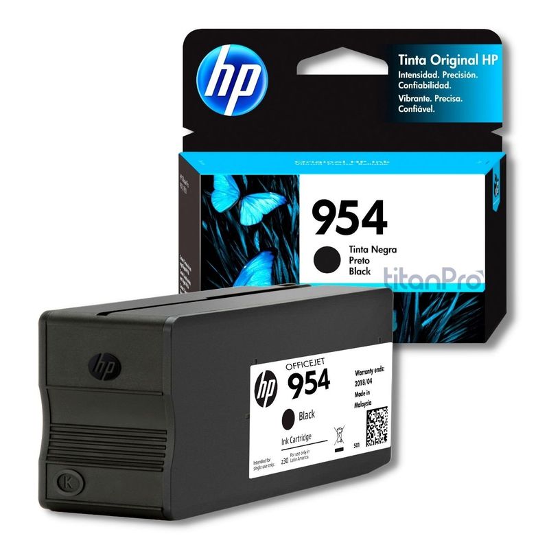 HP - Cartucho de Tinta HP 954 Negro L0S59AL Original