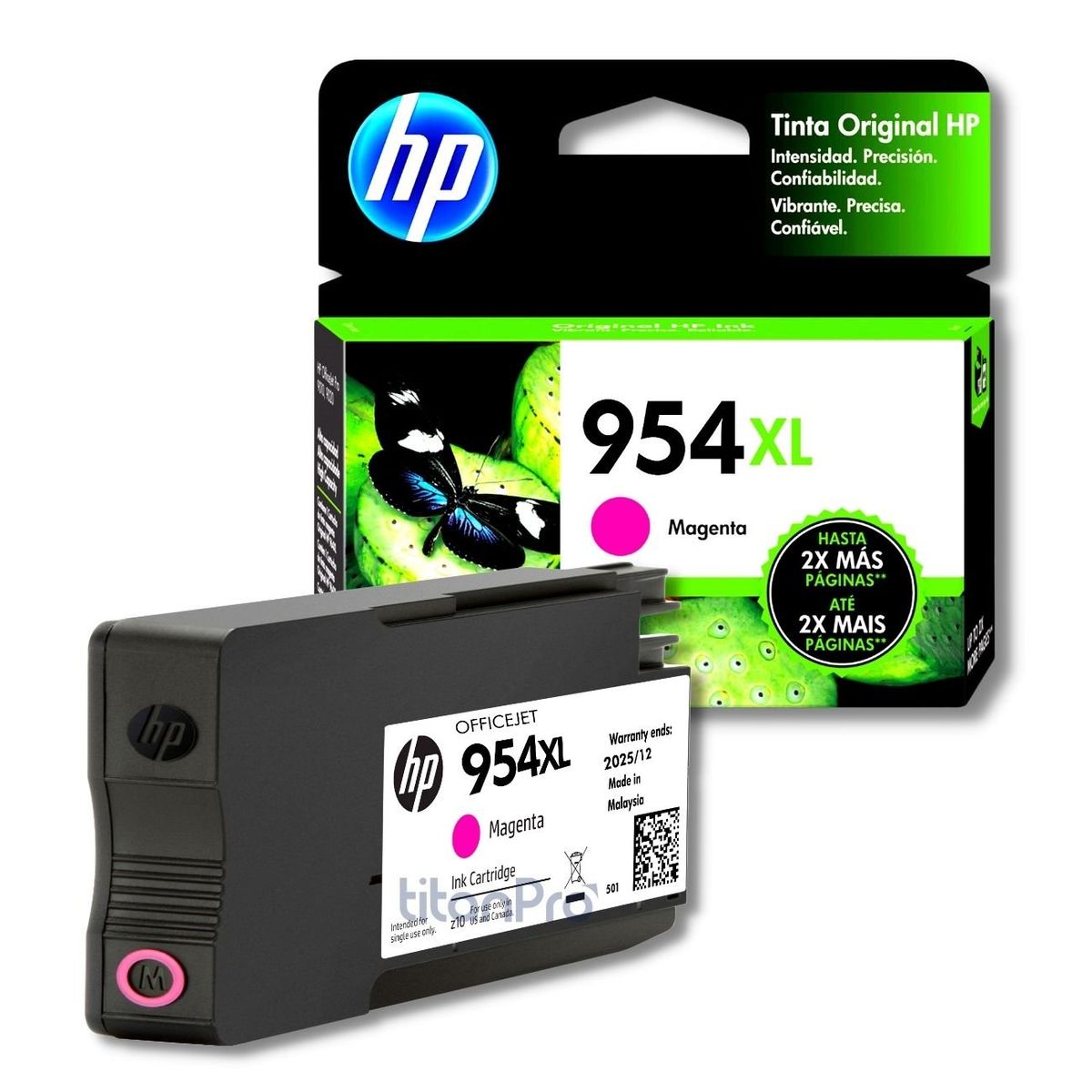 HP - Cartucho de Tinta HP 954XL Magenta L0S65AL Original