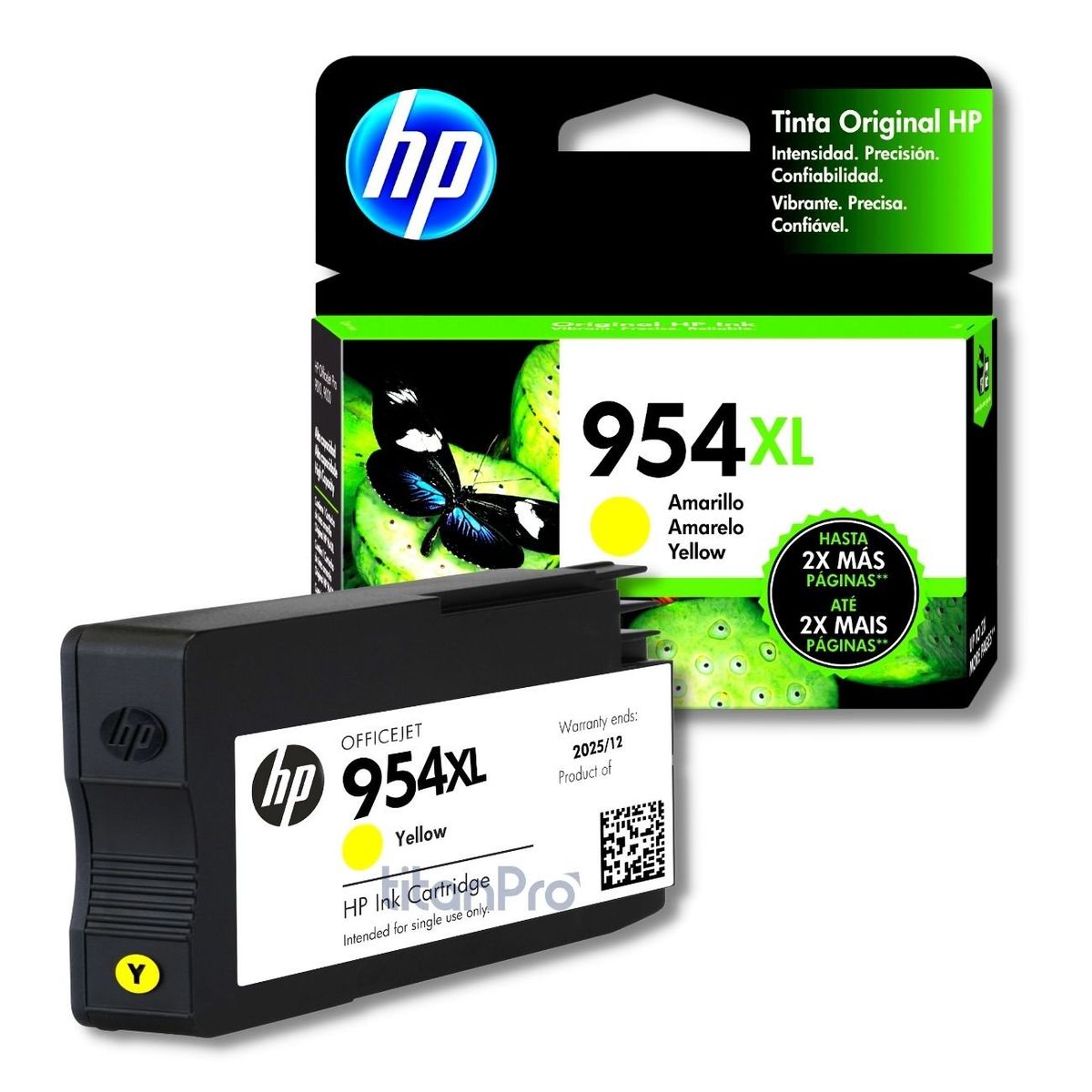 HP - Cartucho de Tinta HP 954XL Amarillo L0S68AL Original