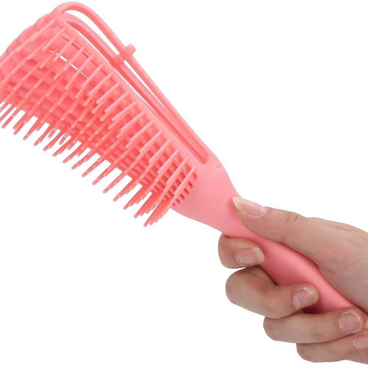 GENERICO - Peine cepillo flexible desenredante para cabello ondulado rizado afro