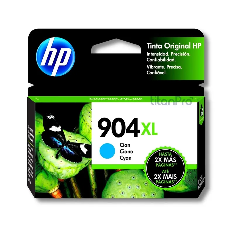 HP - Cartucho de Tinta HP 904XL Cyan T6M04AL Original