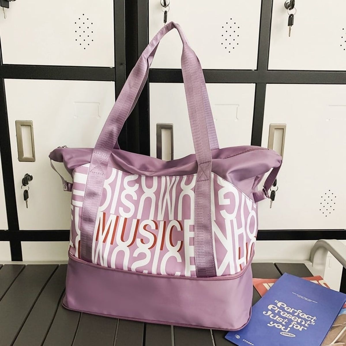 GENERICO - Bolso de viaje o gym portátiles para mujer