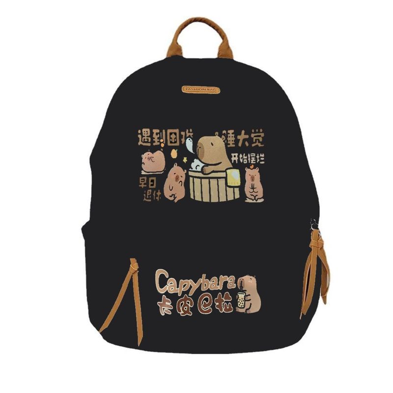 GENERICO - Mochila Multiusos Capibara Viral con Portalaptop