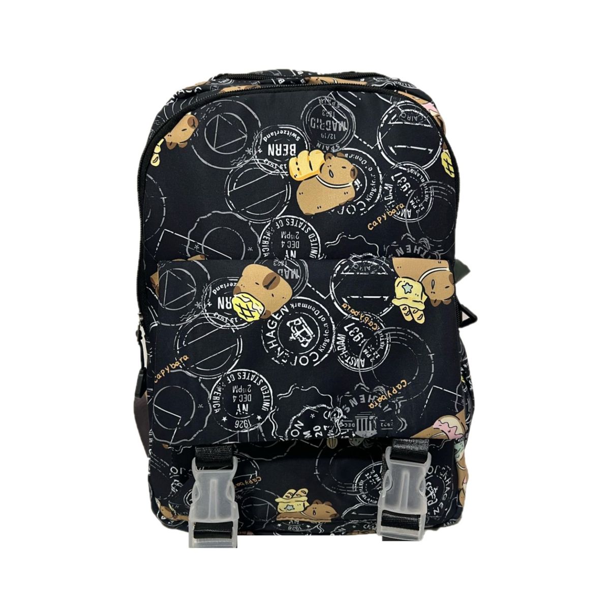 GENERICO - Mochila Multiusos Capibara Viral con Broche