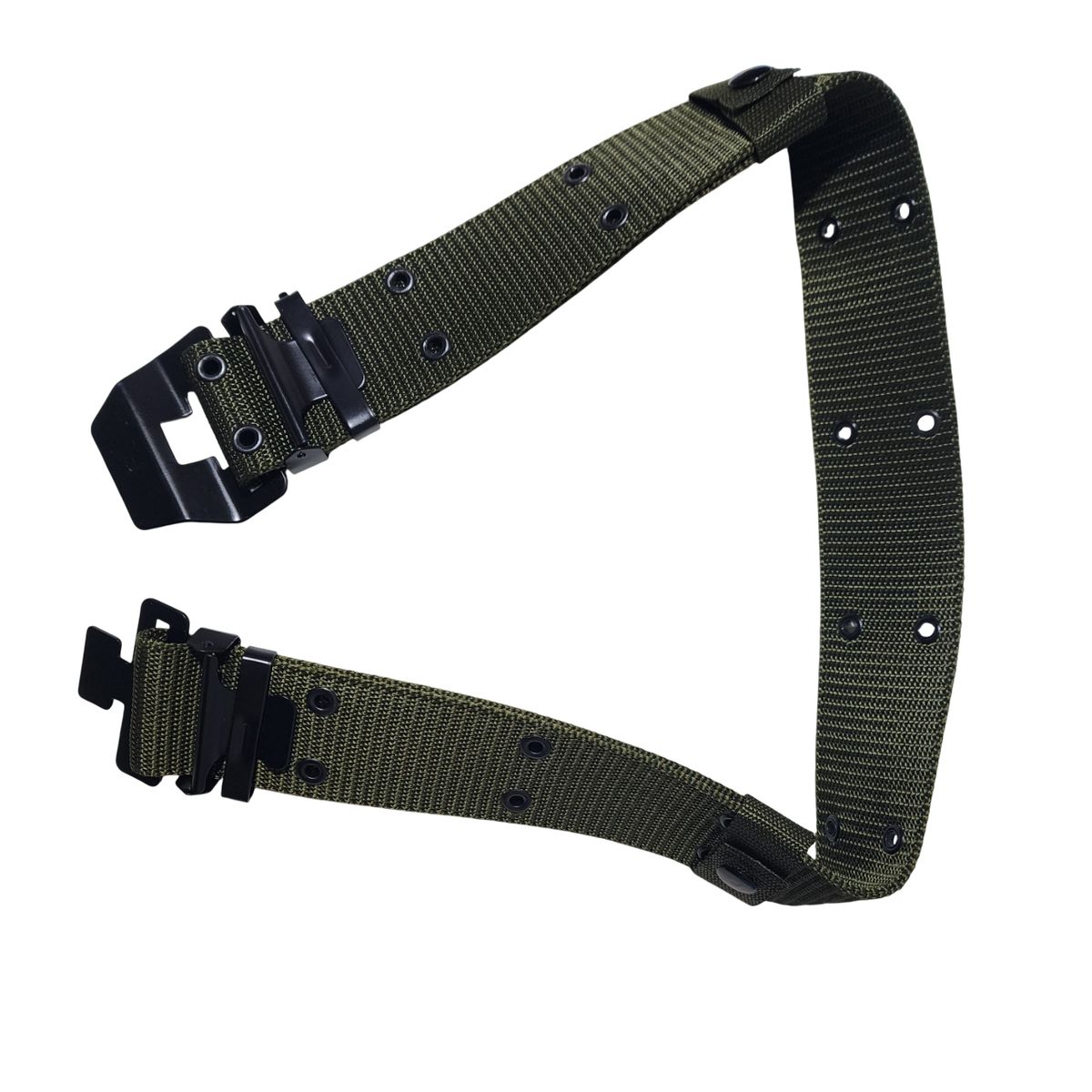 GENERICO - Correa Cinturón táctico ajustable 110cm-130cm - VERDE