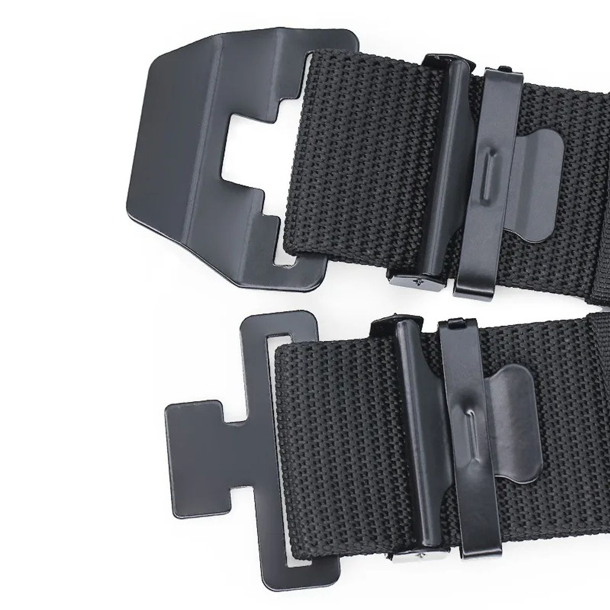 GENERICO - Correa Cinturón táctico ajustable 110cm-130cm - NEGRO