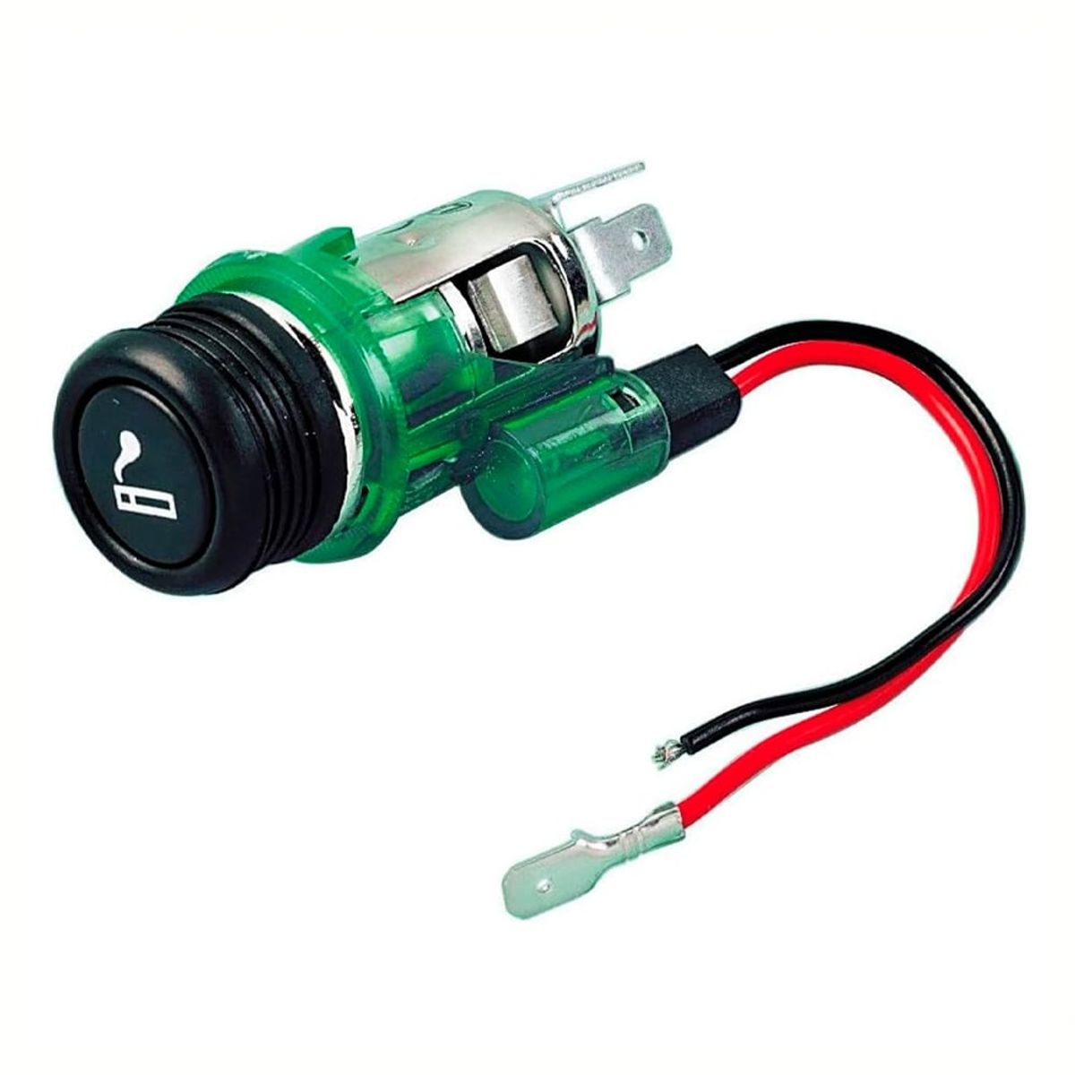 GENERICO - Encendedor De Cigarrillos De Auto Con Luz 12V Negro