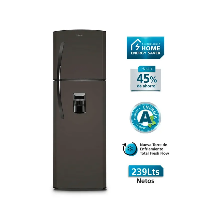 MABE - Refrigeradora Mabe Top Freezer RMA255FYPG 239L