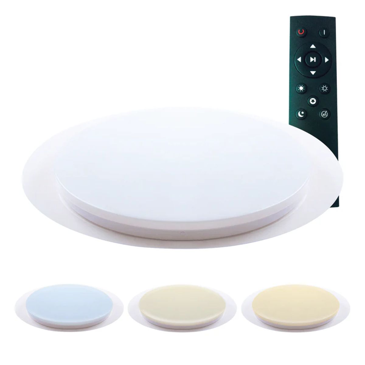 DIXON - Panel Plafon Smart Led 48W Tricolor Aro Transparente 3600Lm