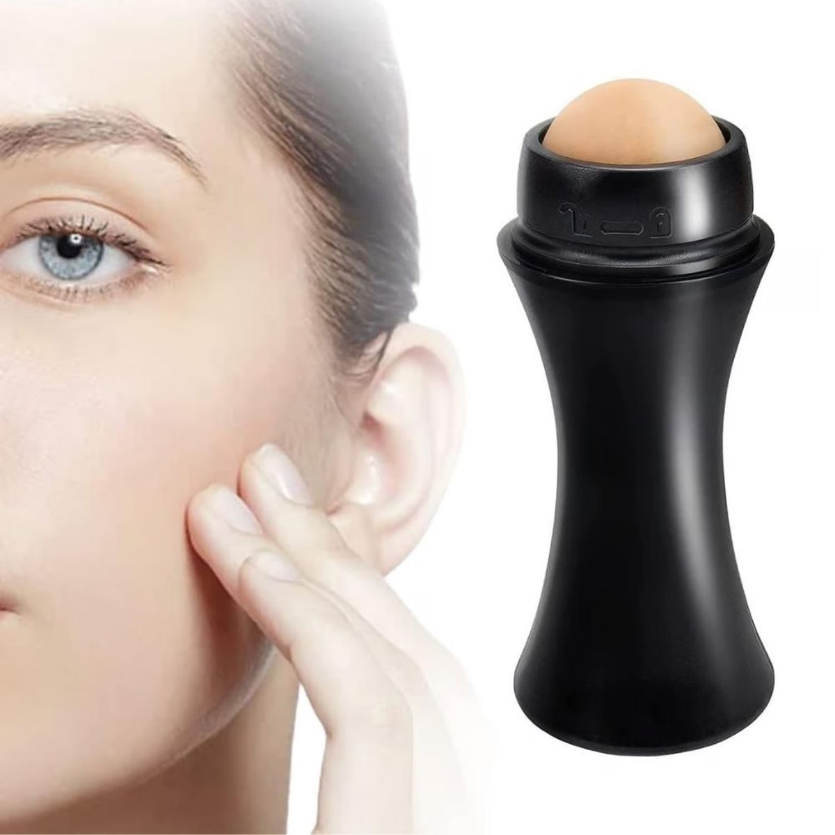 GENERICO - Roller Anti Brillo Facial Volcánica para el Rostro -Color Aleatorio