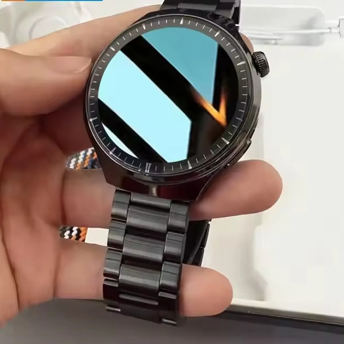 GENERICO - SMARTWATCH  WATCH 4 PRO SUIT, DOBLE RELOJ, VIENE CON 7 CORREAS NEGRO.I70