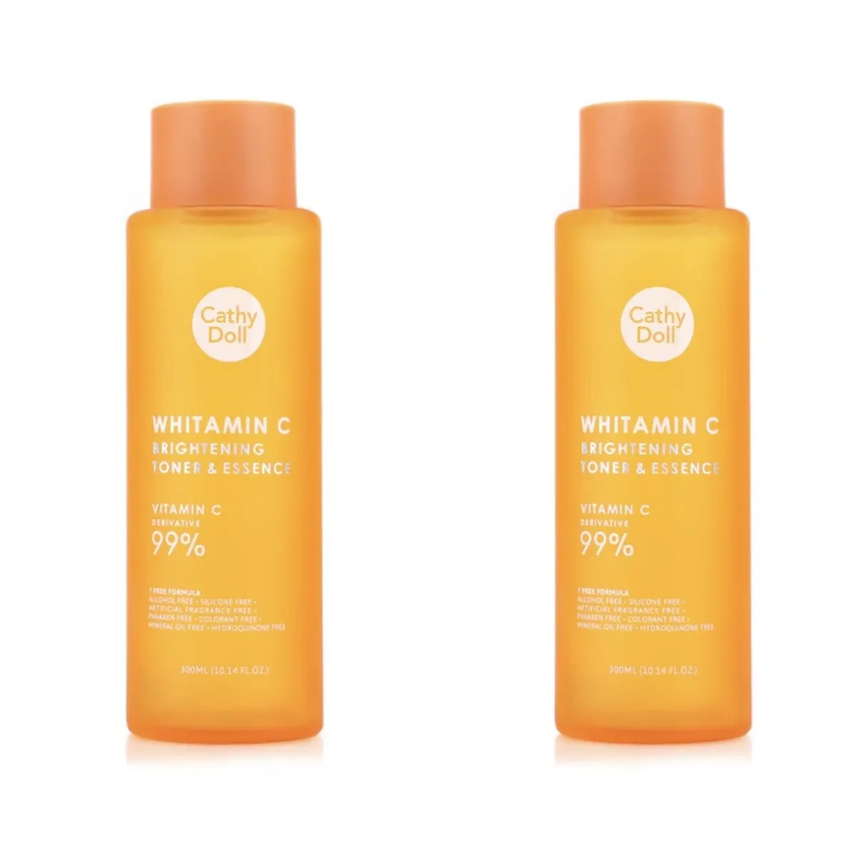 CATHY DOLL - Cathy Doll Whitamin C Brightening Toner And Essence 300ML 2 UND