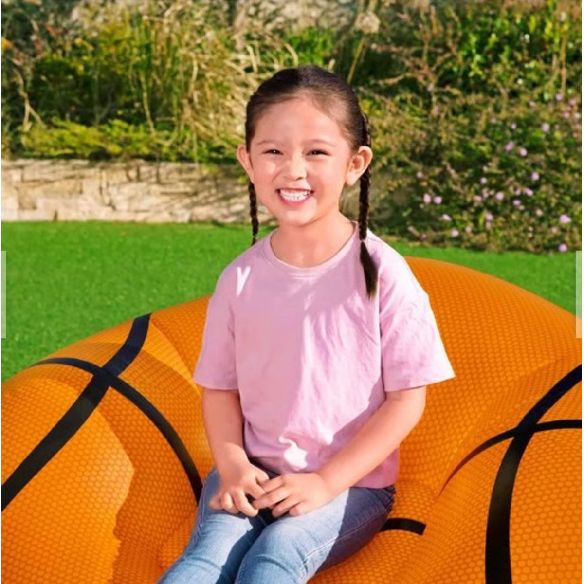 BESTWAY - Sillón Hinchable Infantil de Baloncesto Bestway NARANJA