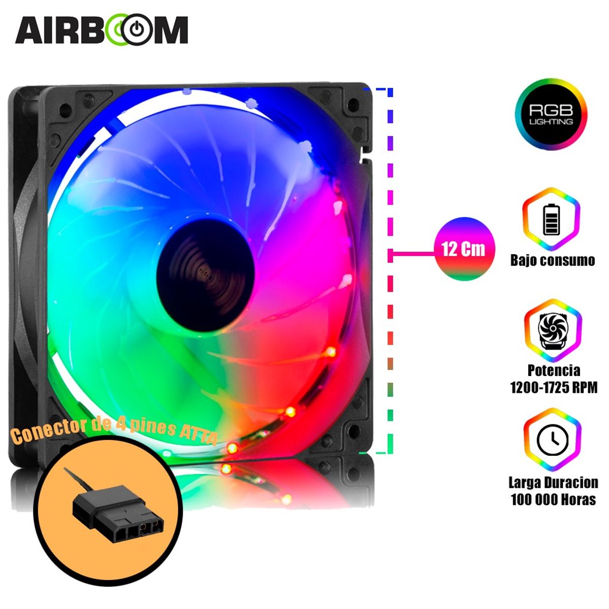 AIRBOOM - COOLER PARA CASE AIRBOOM TURBINE RAINBOW AB-125