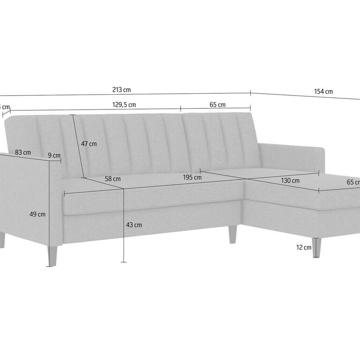 ARTSOFA - Sofá Seccional Hatford verde 2 piezas + obsequio