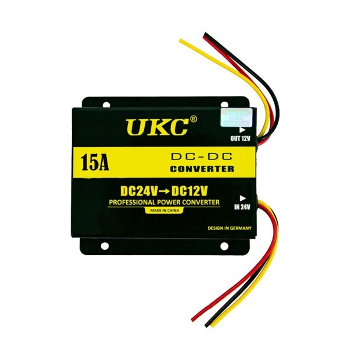 GENERICO - CONVERTIDOR DE VOLTAJE DE 24VDC A 12VDC 15A UKC DDC-15A