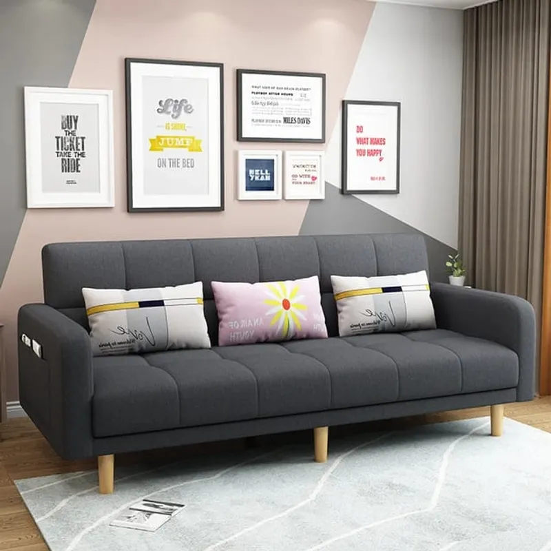 ARTSOFA - Sofá Eines dos cuerpos Gris + obsequio