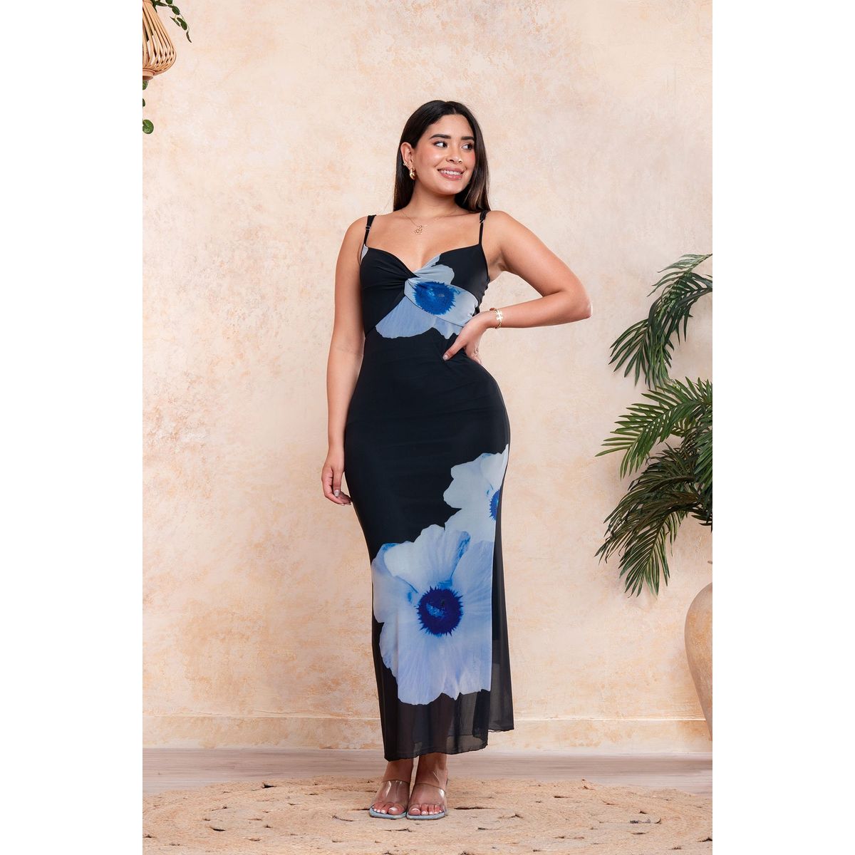 ARMA TU LOOK - VESTIDO ROSALINDA DE TUL MESH ESTAMPADO ARMA TU LOOK