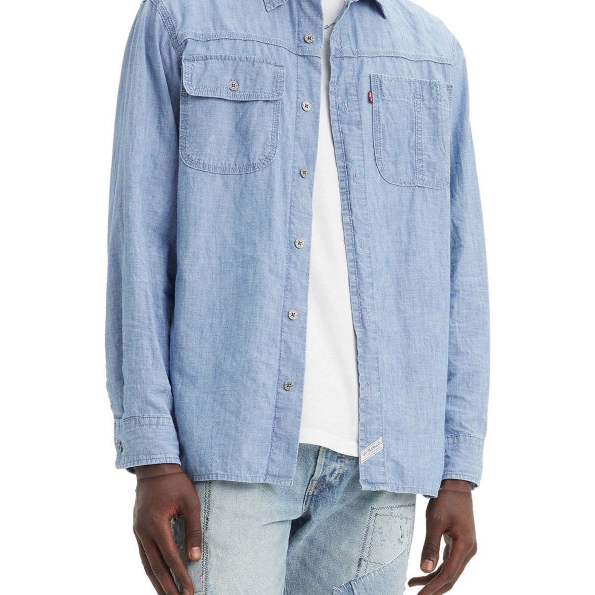 LEVIS - Camisa Hombre Auburn Worker Azul Levis
