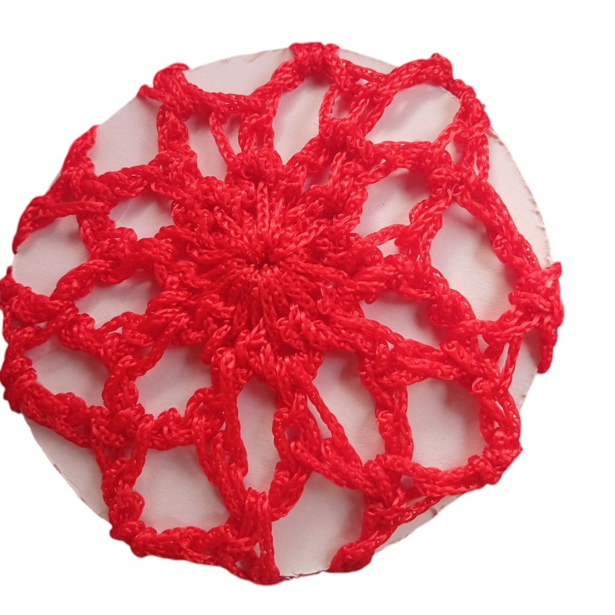 GENERICO - 2 MALLAS PARA MOÑO -ROJO-GENERICO