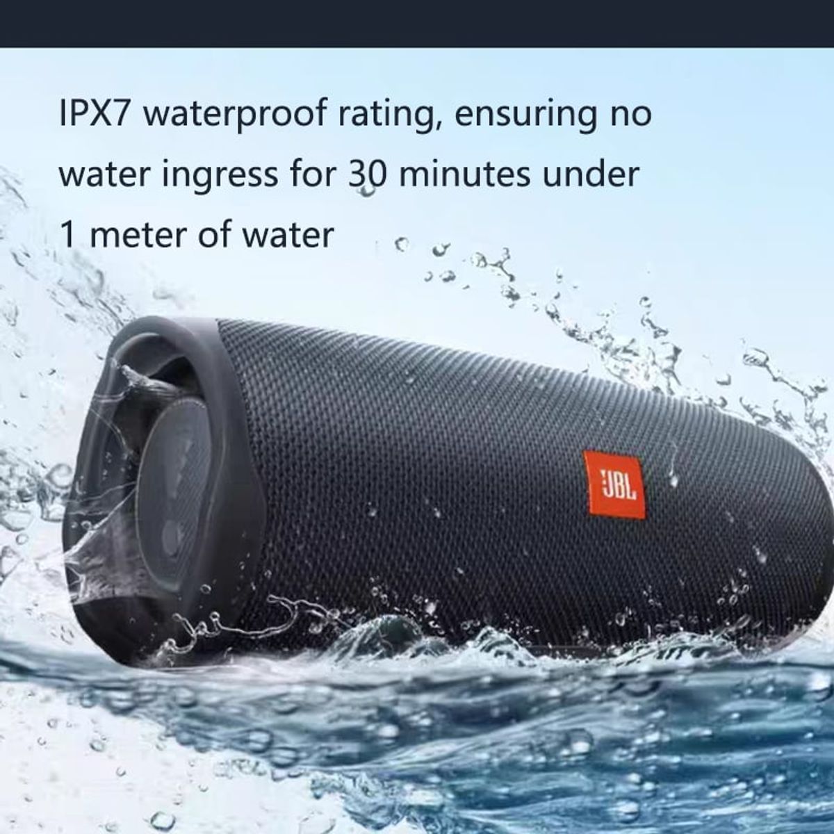 JBL - JBL Charge Esstential 2 Parlante Bluetooth 5.1 Acuatico IPX7-Negro