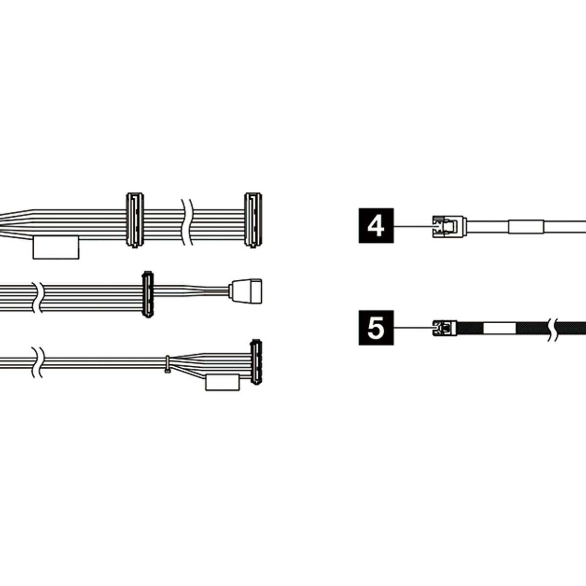 LENOVO - Kit de Cables Interno para ThinkSystem ST50 V3 Lenovo 4X97A93517
