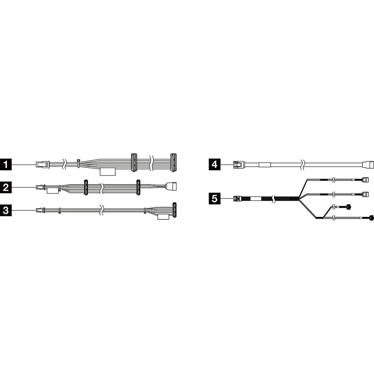LENOVO - Kit de Cables Interno para ThinkSystem ST50 V3 Lenovo 4X97A93517