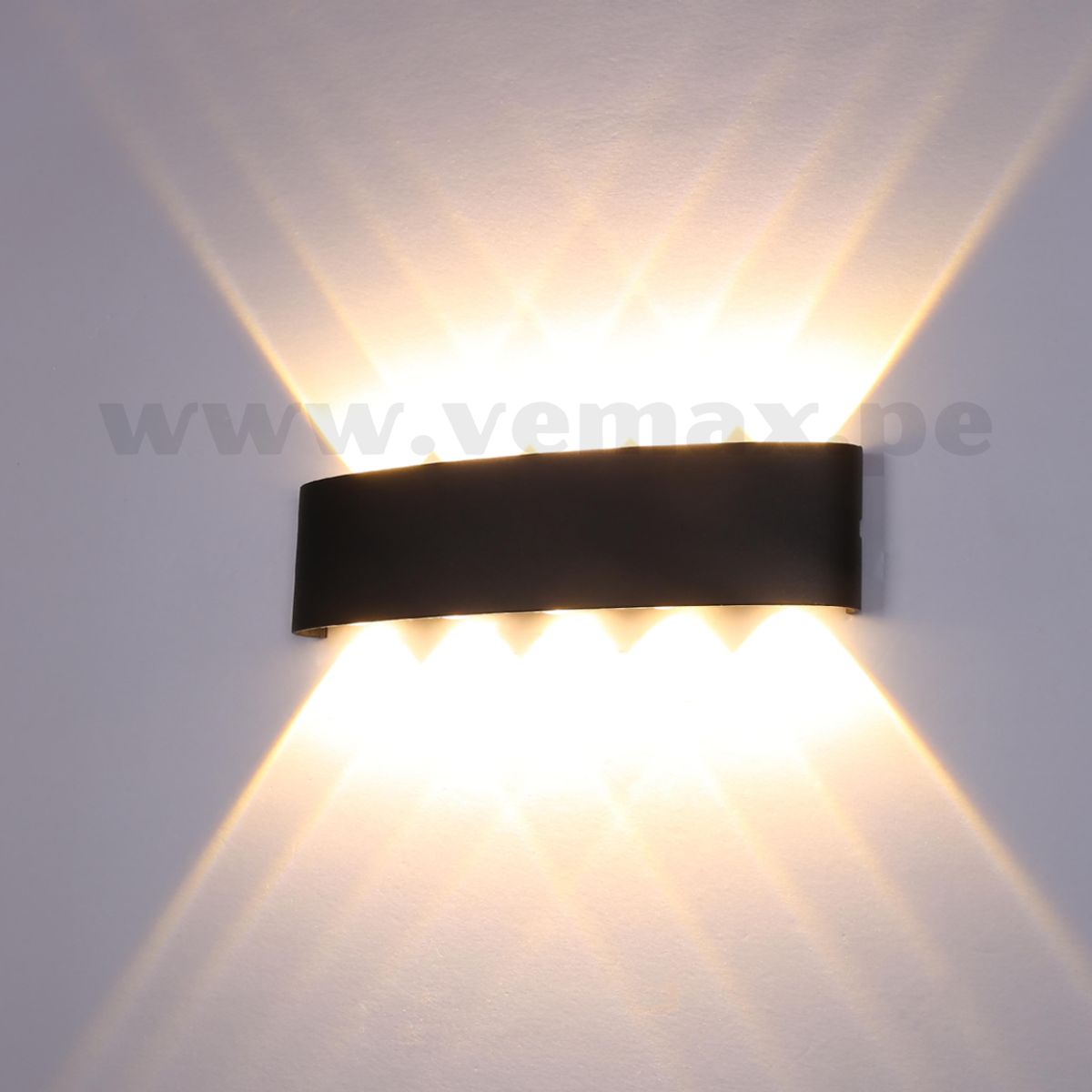 GENERICO - Aplique Black Box 5 Luces Luz Cálida