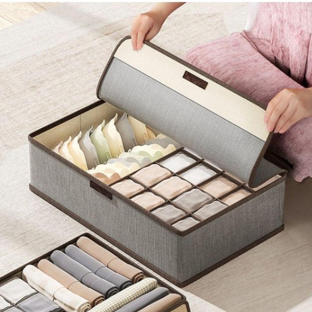 GENERICO - Organizador  Ropa Interior con Tapa Calidad A1