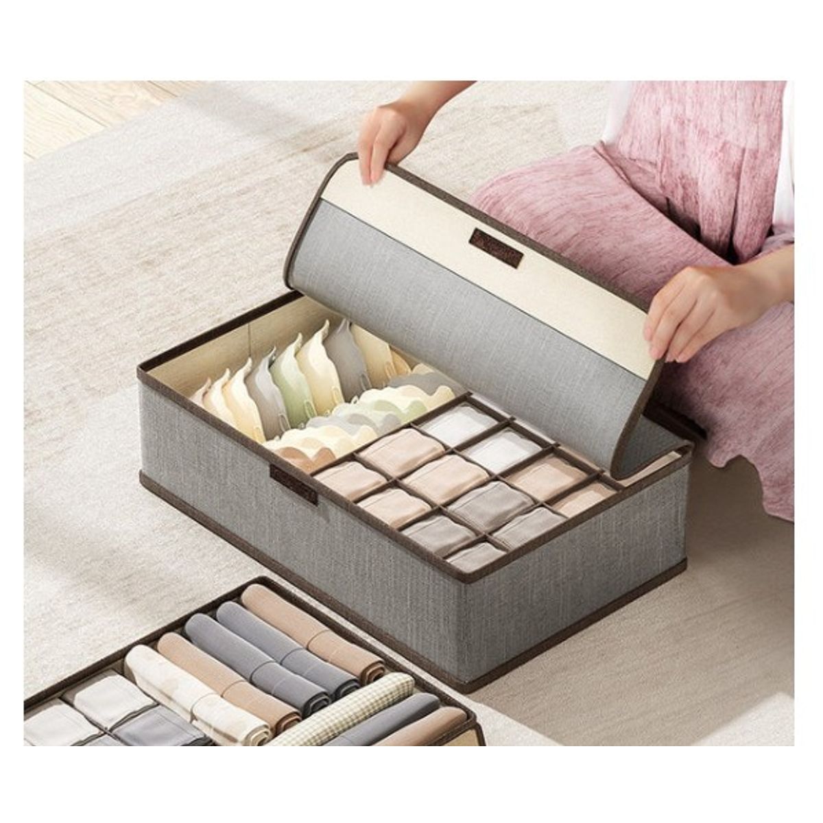 GENERICO - Organizador  Ropa Interior con Tapa Calidad A1