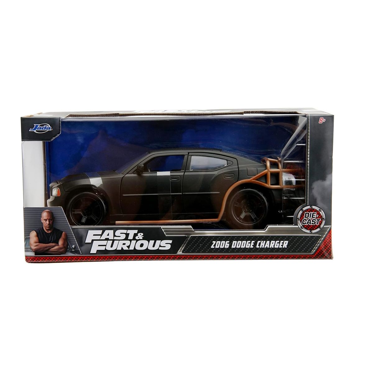 JADA TOYS - Dodge Charger 2006 Dom Rápidos Y Furiosos Escala 124 Metal