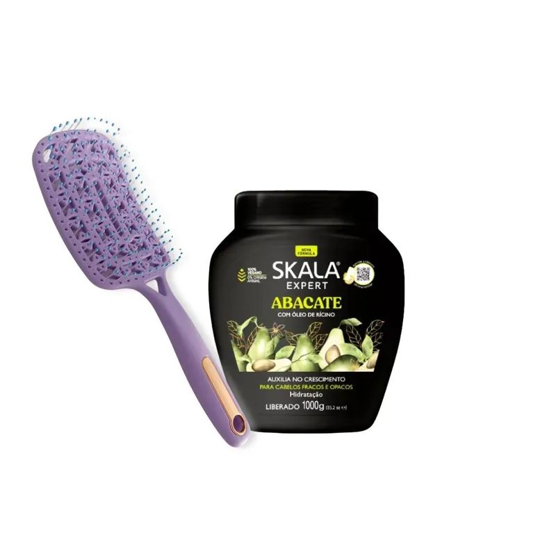 SKALA - Skala Mascarilla Capilar Abacate Cabello Quebradizo +Cepillo de Regalo
