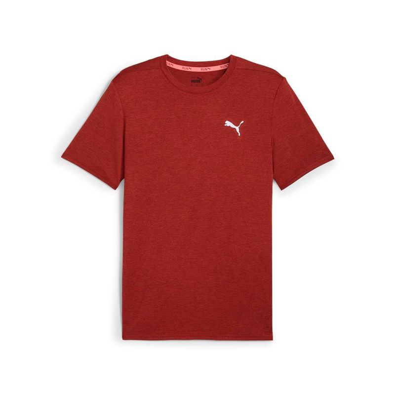 PUMA - Polo Correr Hombre Puma Run Favorite Heather Ss Tee M