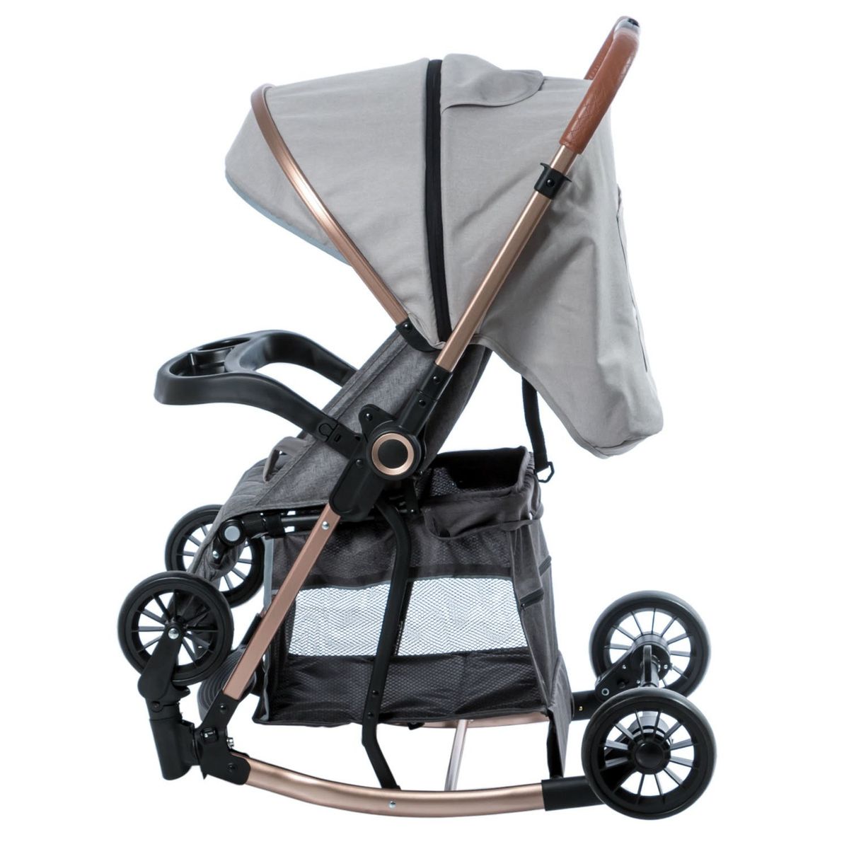 EBABY - Coche Mecedora de Lujo BOUNCY Light Gray