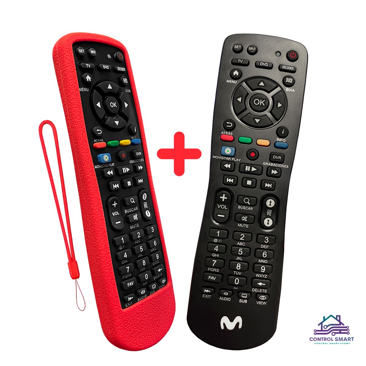 CASE - Control Remoto Movistar + Funda de Silicona Resistente y Cómoda