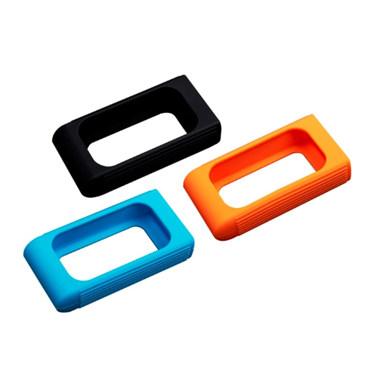 KINGSTON - Protectores XS SSD Kingston Rubber Sleeve 3-Pack Black Blue Orange
