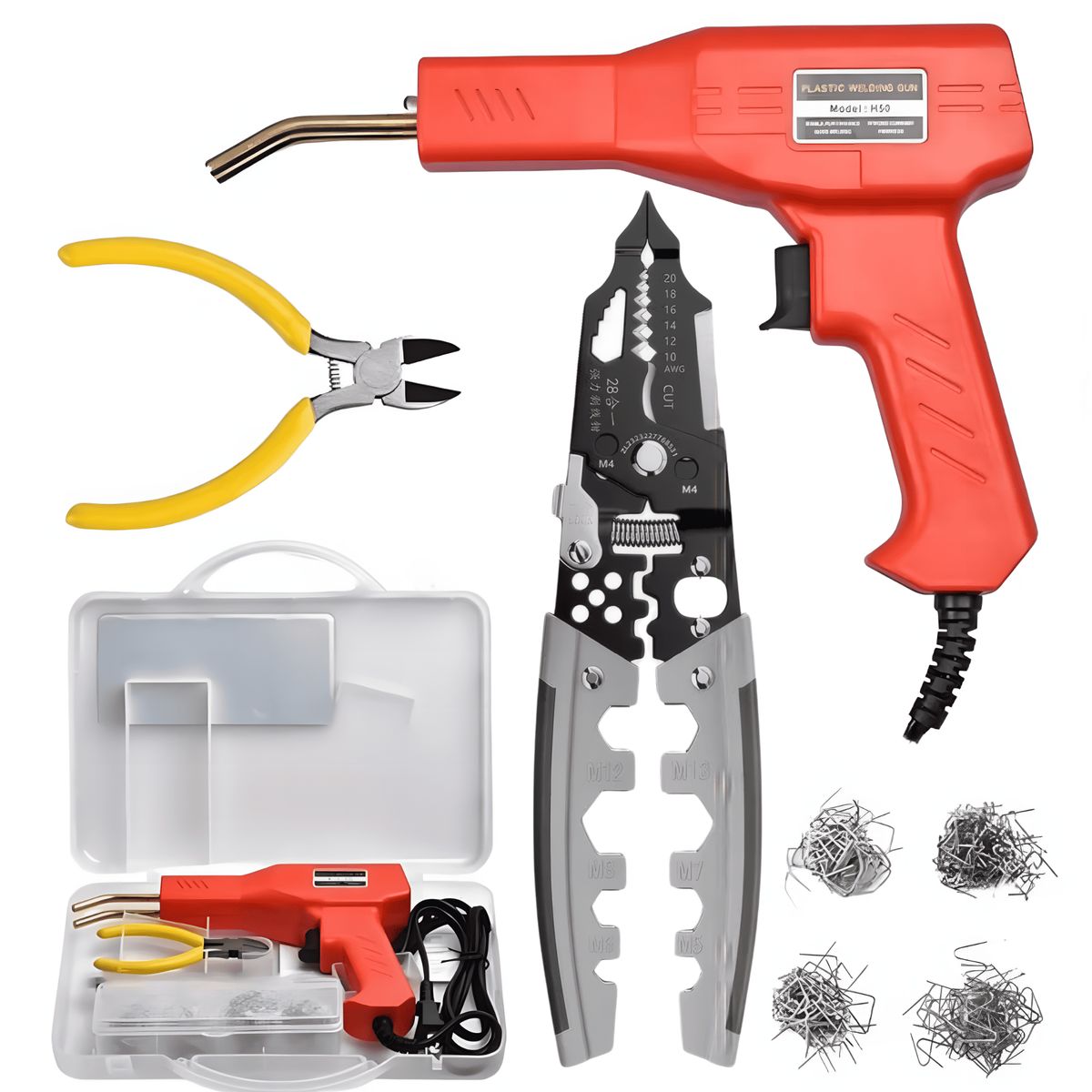 ROSH - Dúo Infaltable  Alicate Multifuncional + Soldador de Plástico