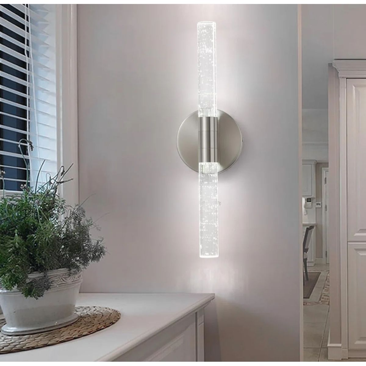 GENERICO - Aplique Black Bright Dawn Luz Cálida+Blanca+Intermedia