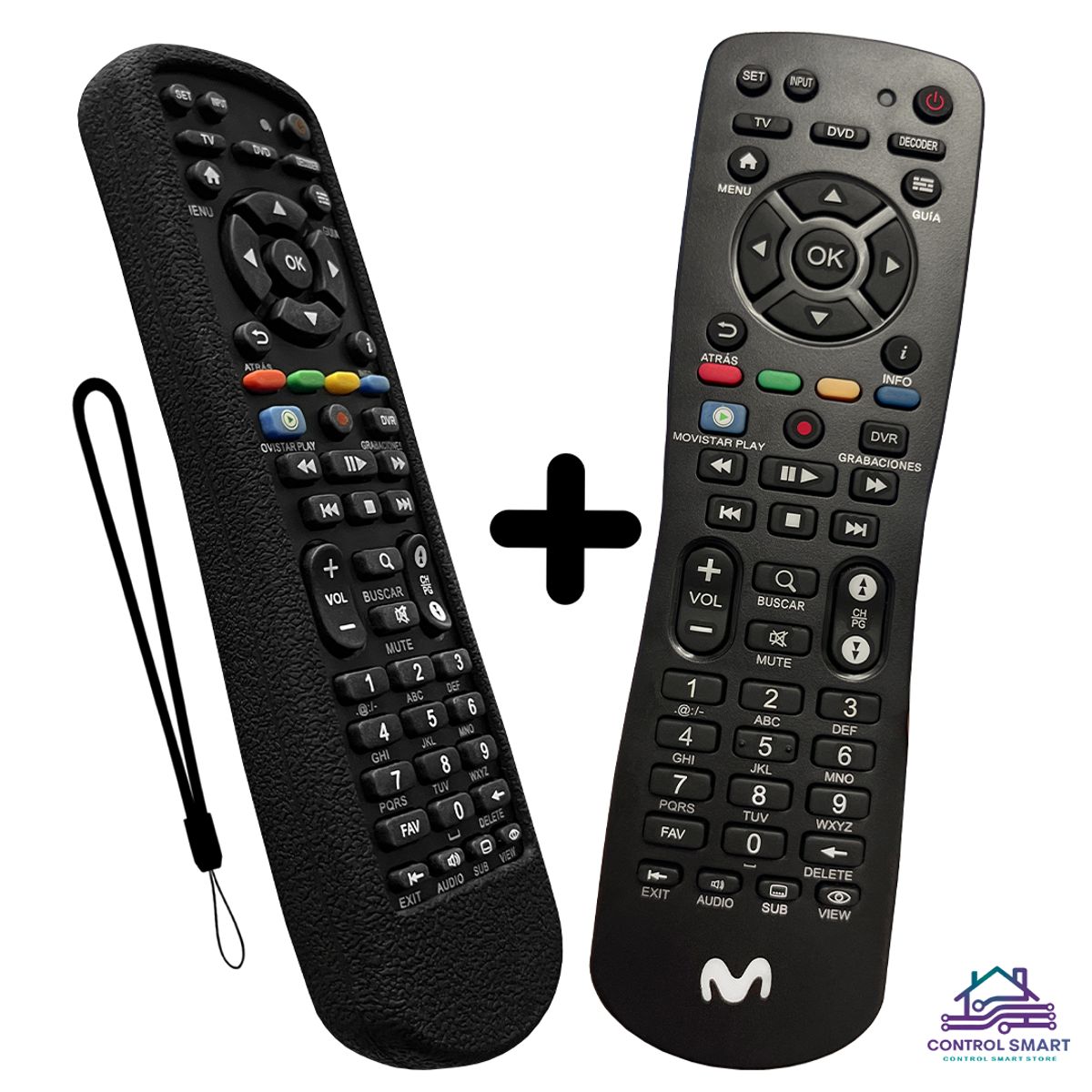 CASE - Control Remoto Movistar + Funda de Silicona Resistente y Cómoda
